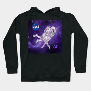 Astronaut Astronauts Space Walking Floating in Space Astro Space city Houston 3 Hoodie